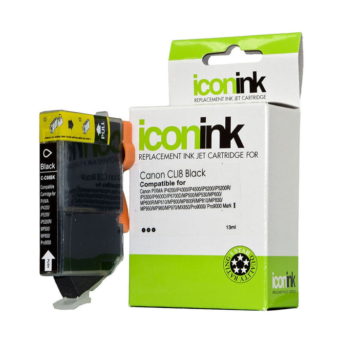 CLI8 / CLI 8 Black Canon Compatible Ink FPICCLI8B
