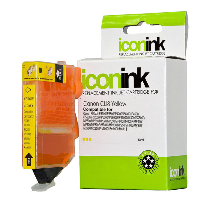 CLI8 / CLI 8 Yellow Canon Compatible Ink FPICCLI8Y