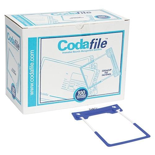 Codafile 3 Piece Fastener - Blue x 100's CXC238020