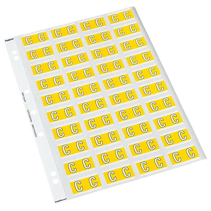 Codafile Alphabetical Labels - C (200 Labels) CX162552
