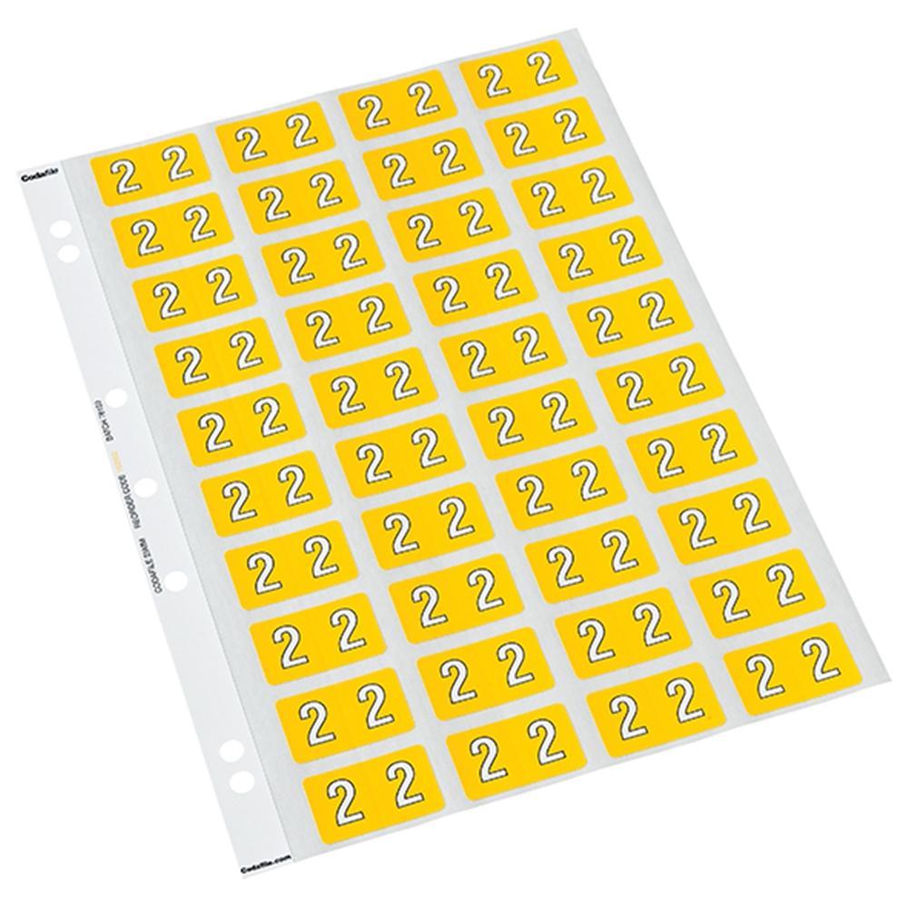 Codafile Numeric Labels - 2 (200 Labels) | Codafile — Discount Office