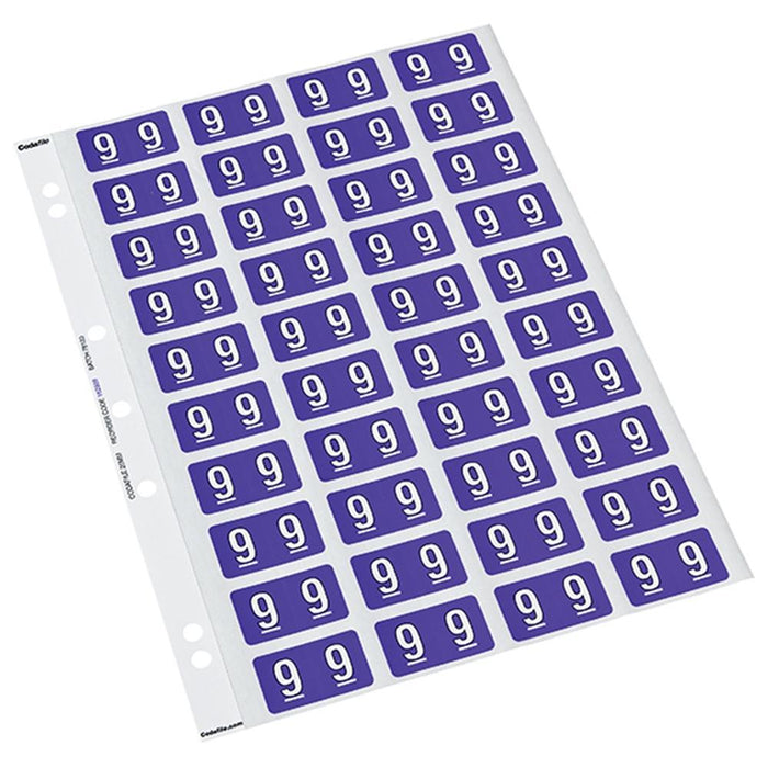 Codafile Numeric Labels - 9 (200 Labels) CX162509