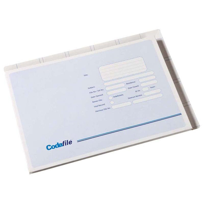 Codafile Vertical Top / Side Tab Pocket x 20 CX156405