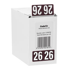 Codafile Year 2026 19mm Labels Roll x 500's CX1002129