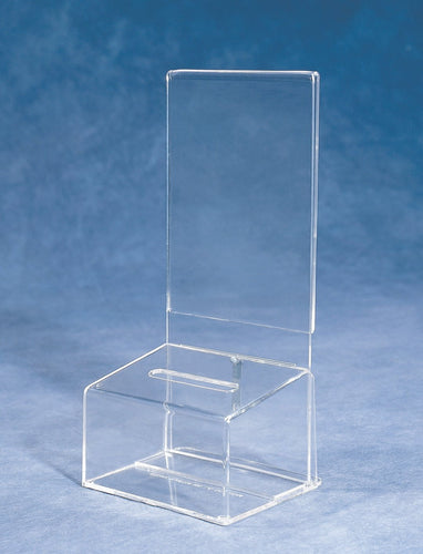 Coin Box with Sign Holder and Screw Lock | Cash Boxes — Discount Office