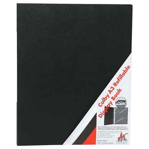 Colby A3 Refillable Display Book 20 pocket CX231167