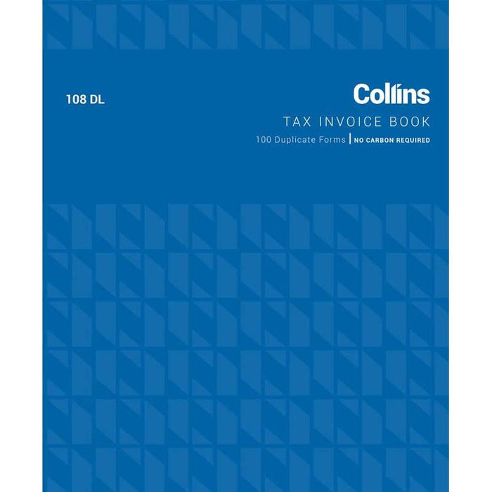 Collins 108DL Invoice Book CX437365