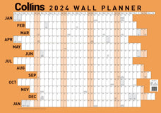 Collins 2024 A3 Laminated Wallplanner CX438179