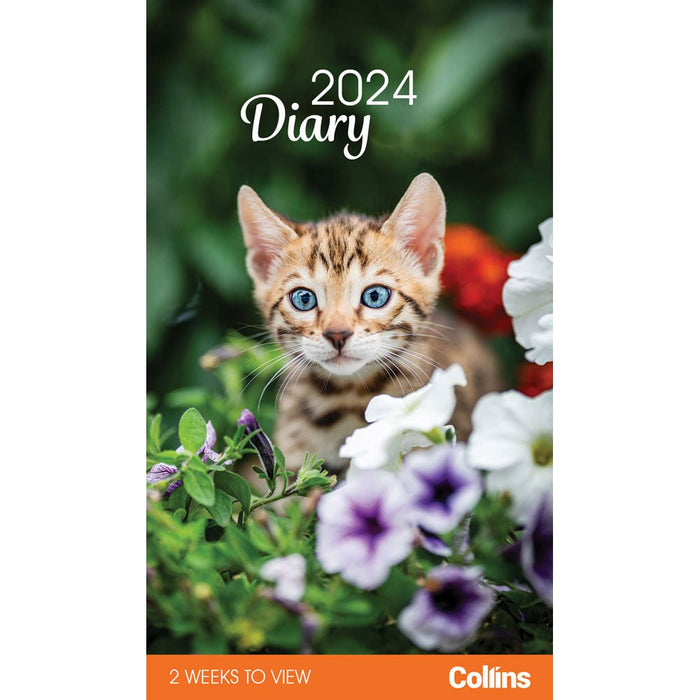 Collins 2024 Rosebank Diary Cats & Kittens 2 Weeks to View CX11296186