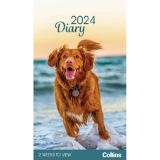 Collins 2024 Rosebank Diary Dogs & Puppies 2 Weeks to View CX11296190