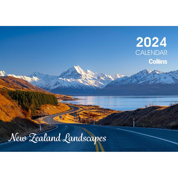Collins 2024 Rosebank Wall Calendar A4 NZ Landscapes CX11294622