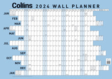 Collins 2024 Unlaminated 700 x 990mm Wallplanner Large CX438174