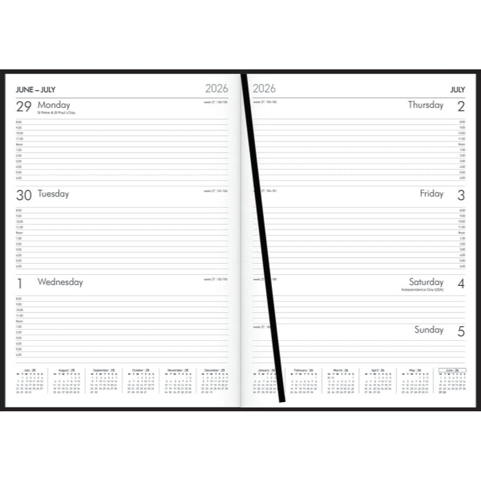 Collins 2026/2027 A43A Mid Year Appointment Diary, Week To View CX441347