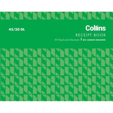 Collins 45/50DL Receipt Book CX437317