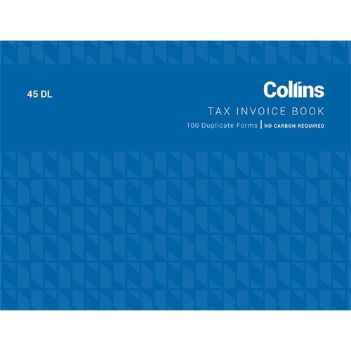 Collins 45DL Invoice Book CX437319
