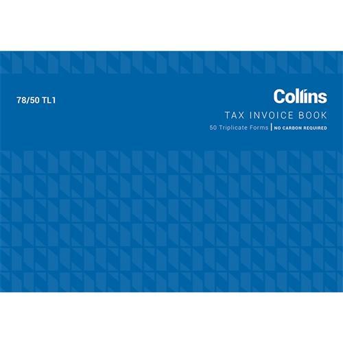 Collins 78/50TL Invoice Book CX437364