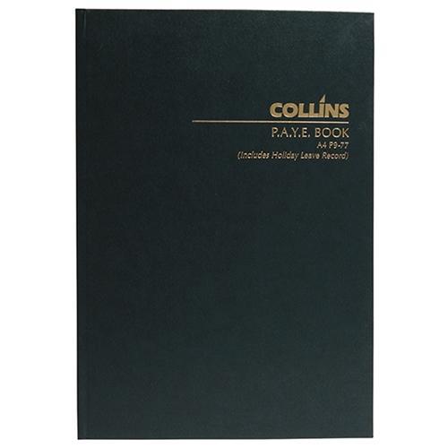 Collins A4 P9-77 Wage / PAYE Record Book CX120304