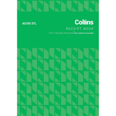 Collins A5/50 3TL Receipt Book CX437320