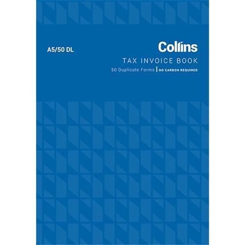 Collins A5/50DL Invoice Book CX120266