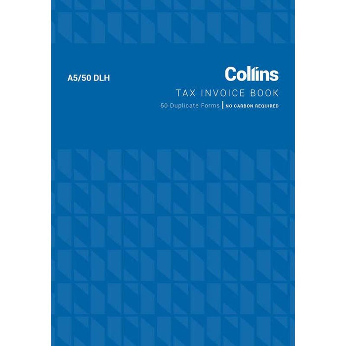 Collins A5/50DLH Invoice Book CX437316