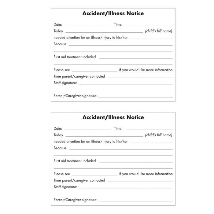Collins A5 Accident / Illness Register CX437358