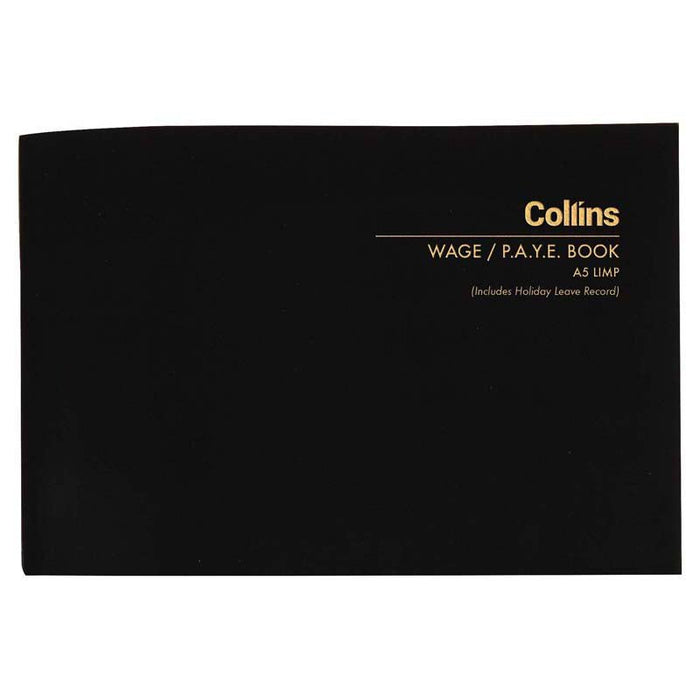 Collins A5 Wage / PAYE Record Book CX120307