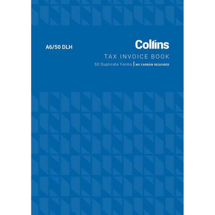 Collins A6/50DLH Invoice Book CX437361