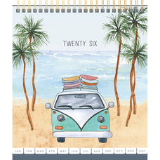 Collins Desk Calendar NZ Bays Even Year CX12369873