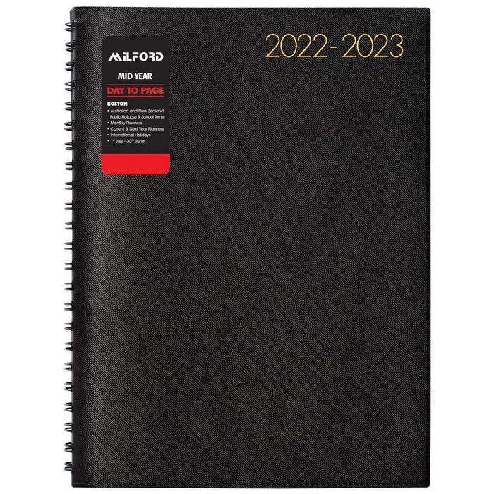 Collins Diary Mid Year Boston A41 Day Per Page 2024/2025 CX441336