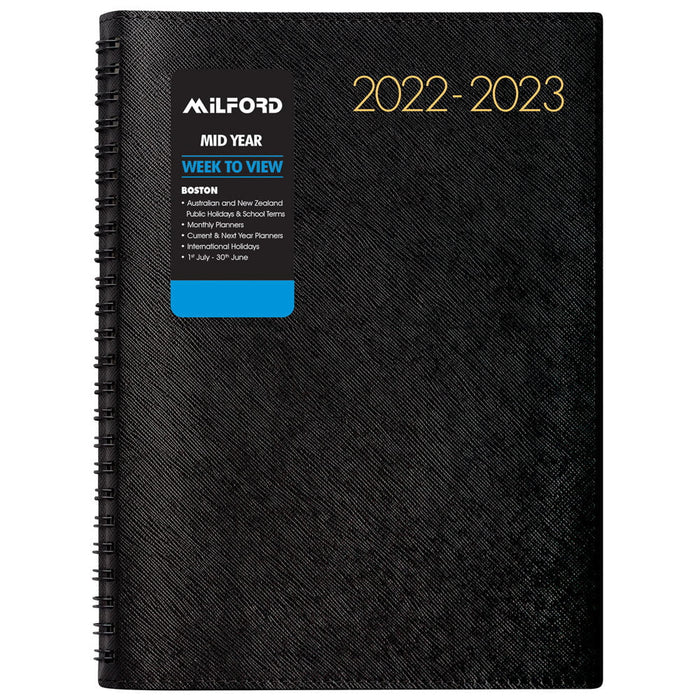 Collins Diary Mid Year Boston A53 Week To View 2024/2025 CX441348