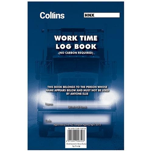 Collins Driving Log Book Triplicate - 50 Sets CX120150