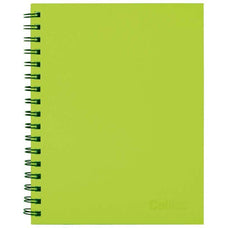 Collins Hard Cover Notebook 225mm x 175mm - Lime Green CX120549