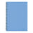 Collins Notebook Wiro A4 Side Opening Dusky Blue 7mm Ruled 100 Leaf CX120475