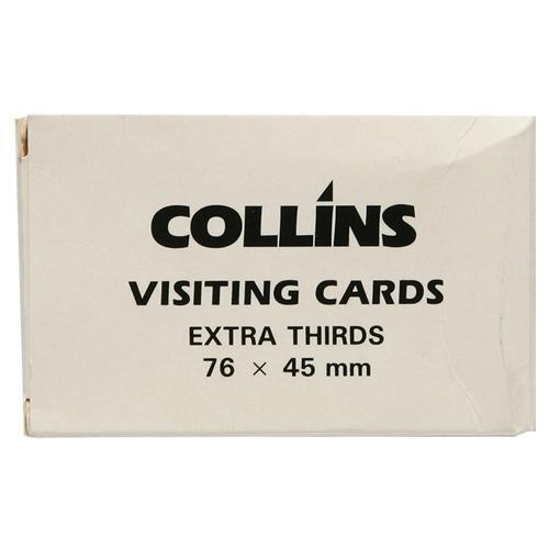 Collins Precut Business Card 76 x 45mm CX420192
