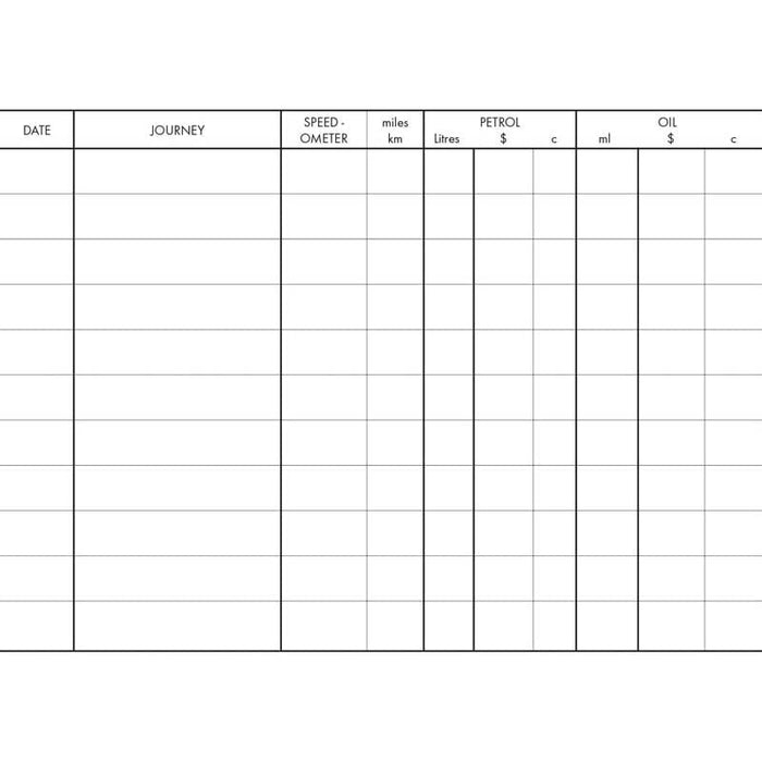 Collins Vehicle Log Book No 70 CX420679