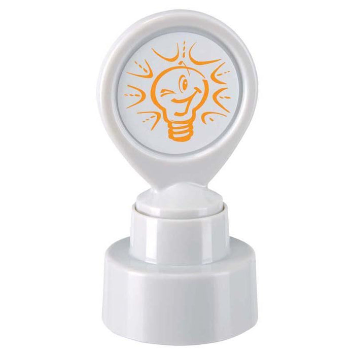 Colop Motivational Rubber Stamp - Orange Light Bulb CX353105
