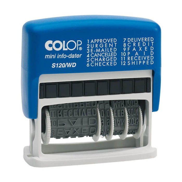 Colop Stamp Dater S120/WD 4mm Mini-Info CX351250