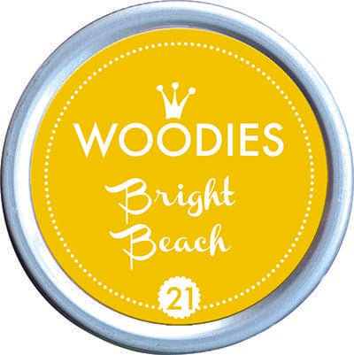 Colop Woodies Stamp Pad, 38mm, Bright Beach CX350022