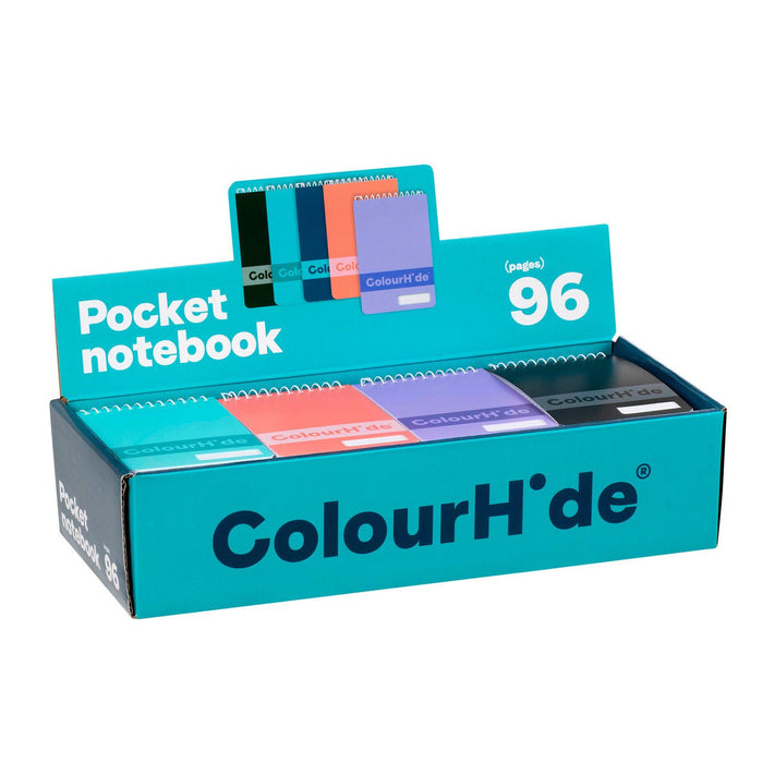 Colourhide 96 Pages Pocket Notebook x 48's pack AO1715599MSRT