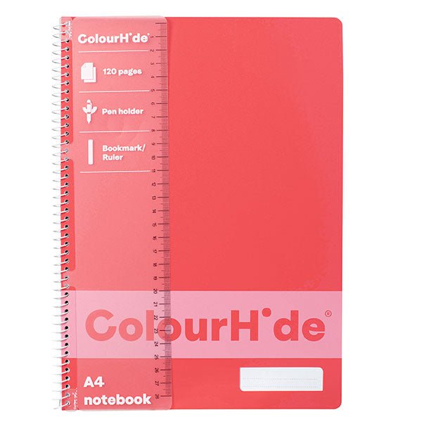 ColourHide A4 Watermelon Polypropylene Cover Notebook 120 Pages x Pack of 10 AO1719418J