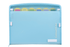 ColourHide A4 Zip-It Expanding File, Sky Blue AO9026032M