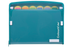 ColourHide A4 Zip-It Expanding File, Teal Green AO9026007M