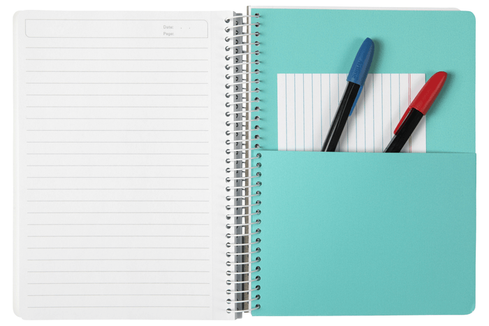 Colourhide A5 Polypropylene Cover 2 Subject Book 300 Pages x 5's pack AO1717302J