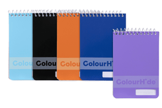 ColourHide Pocket Polypropylene Cover 96 Pages Notebook, 5's pack AO1715499M