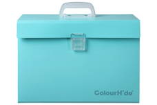 ColourHide Polyprop Expanding Carry File, Aqua AO90023032J