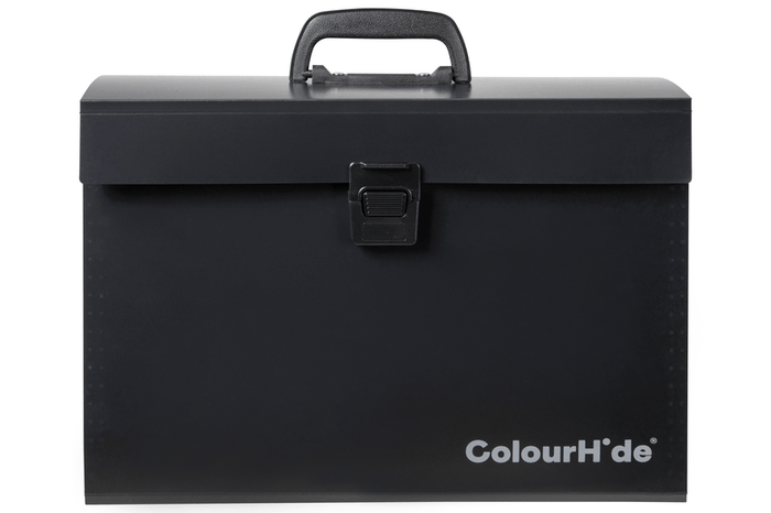 ColourHide Polyprop Expanding Carry File, Black AO90023002J
