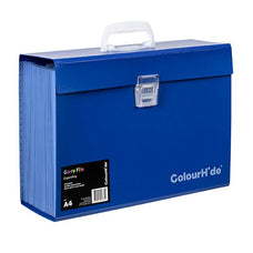 ColourHide Polyprop Expanding Carry File, Blue AO90023031J