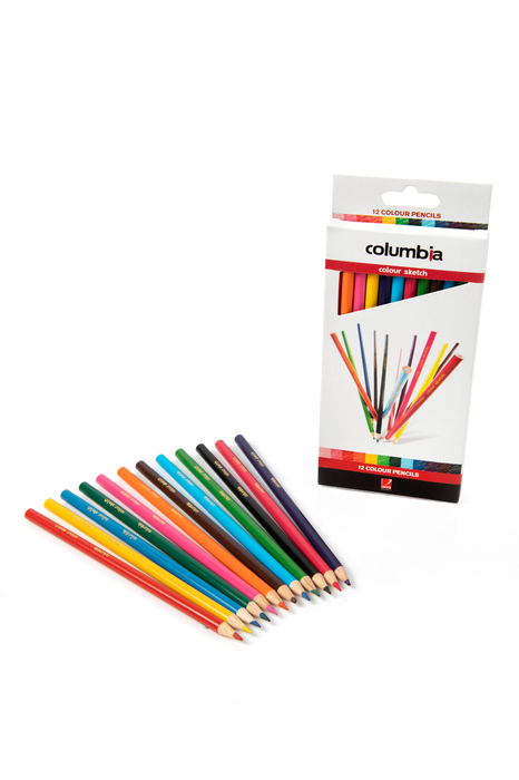 Columbia Coloursketch Colour Pencil Round Pack of 12 AO620012PCK