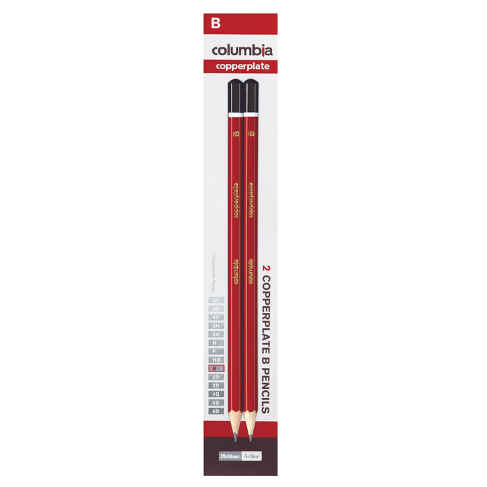 Columbia Copperplate Lead Pencil Hexagonal B Pack of 2 AO61700CB