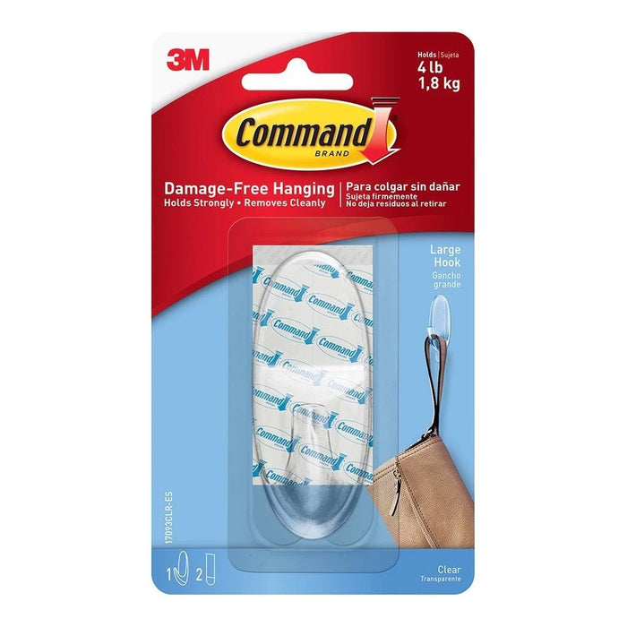 Command 3M Clear Large Hook FP10343